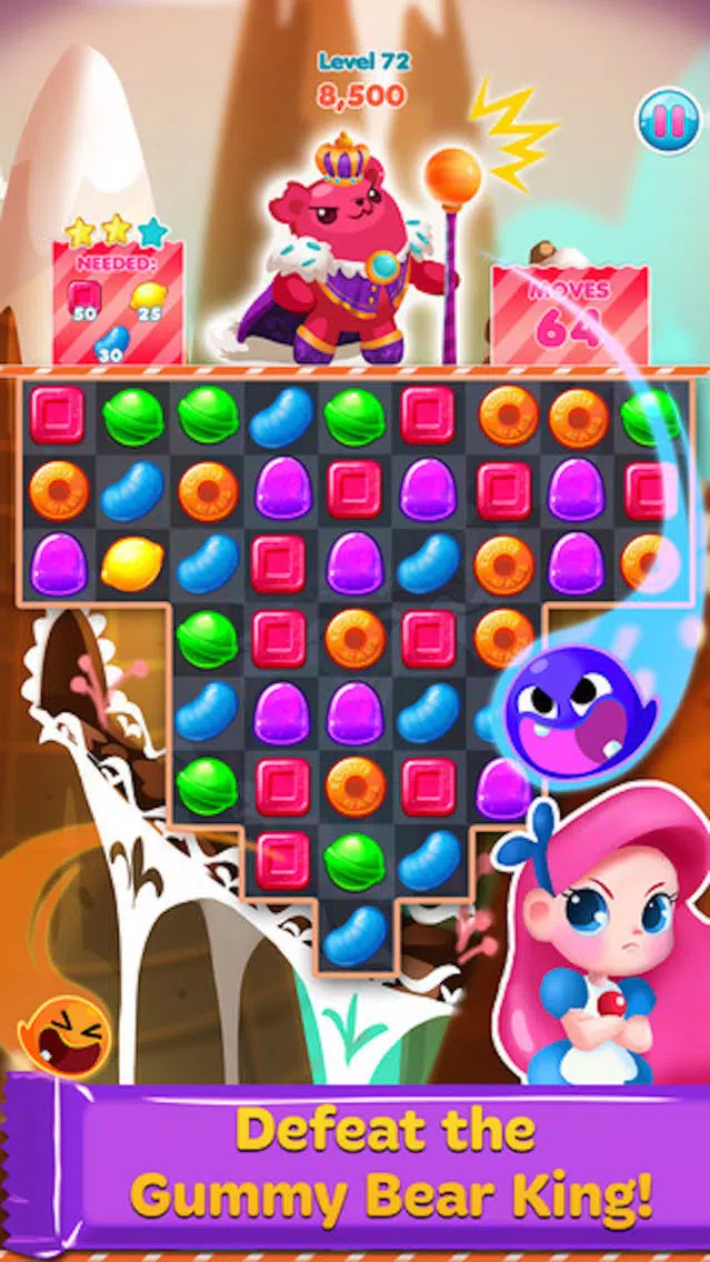 Candy Smash - 3 match puzzle yummy mania game 스크린샷