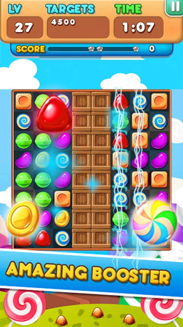 Candy Smash - 3 match puzzle yummy mania game 스크린샷