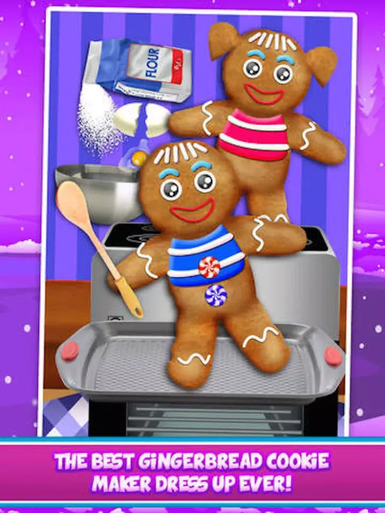 Zrzuty ekranu Gingerbread Maker - Make Fun Dessert Food & Cooking Cookie Candy Legend iPad 