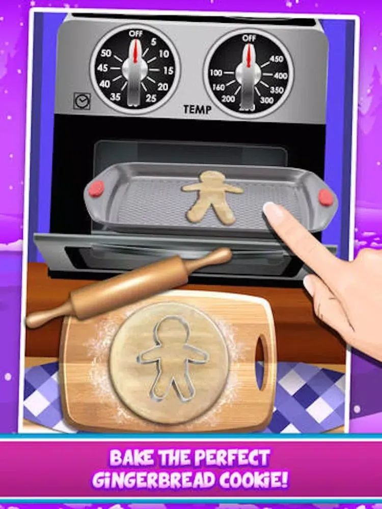 Zrzuty ekranu Gingerbread Maker - Make Fun Dessert Food & Cooking Cookie Candy Legend iPad 