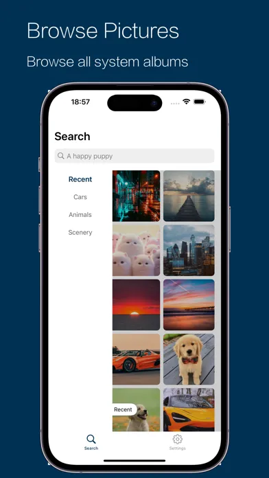 Скриншоты Simphoto - AI Album Search