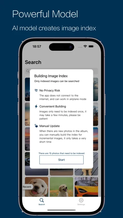 Скриншоты Simphoto - AI Album Search