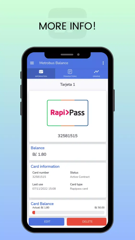 Ảnh chụp màn hình của Panama Metrobus Balance