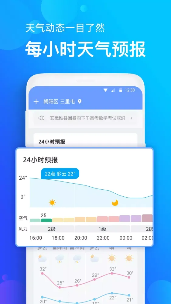 Capturas de pantalla de 手机天气预报