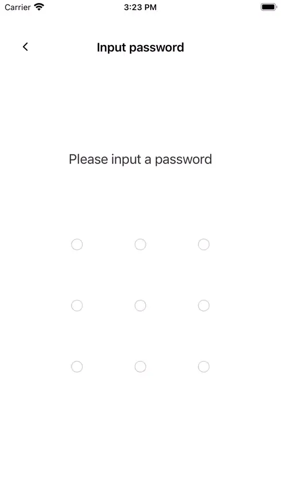 Captures d'écran de Encrypted protection space