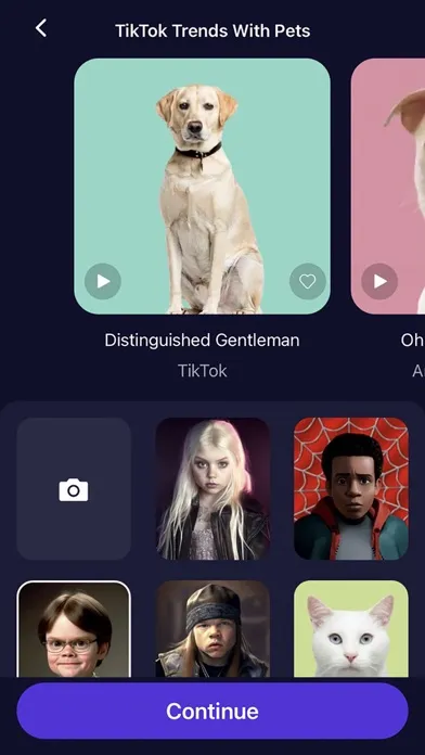 Capturas de tela do Face Swing - AI Photo Animator