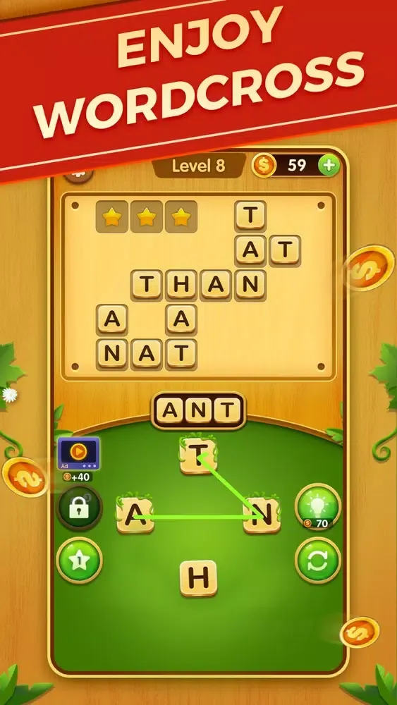 Word Cross: Fun Puzzle Game應用截圖