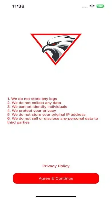 تصاویر Falcon VPN