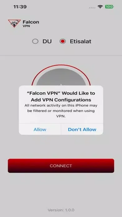 تصاویر Falcon VPN