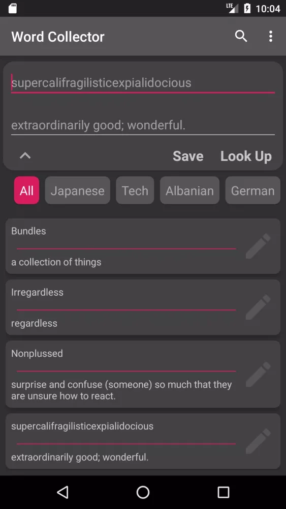Captures d'écran de Word Collector