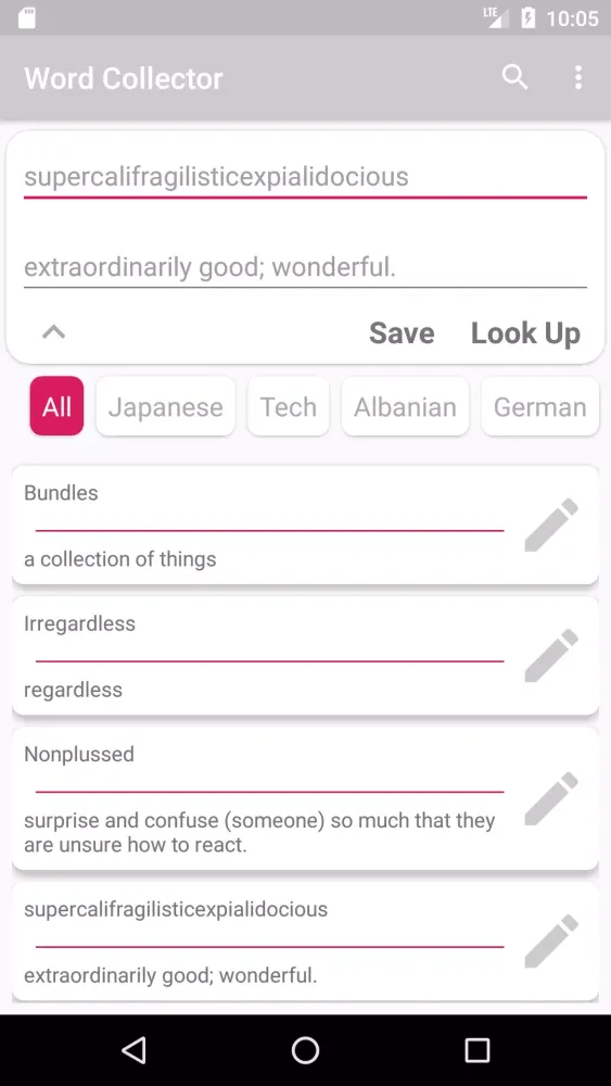 Captures d'écran de Word Collector