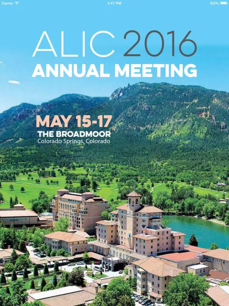 Captures d'écran de ALIC 2016 Annual Meeting iPad 