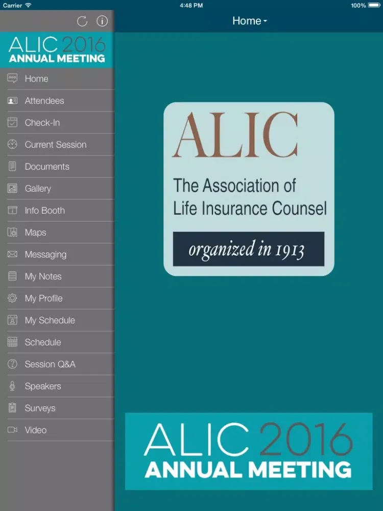 Captures d'écran de ALIC 2016 Annual Meeting iPad 