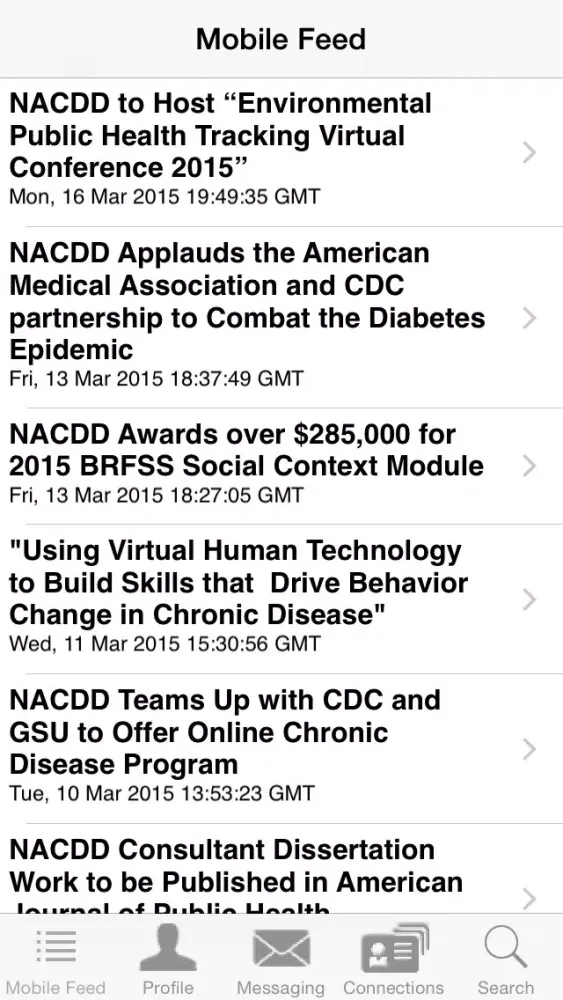 Zrzuty ekranu Chronic Disease App