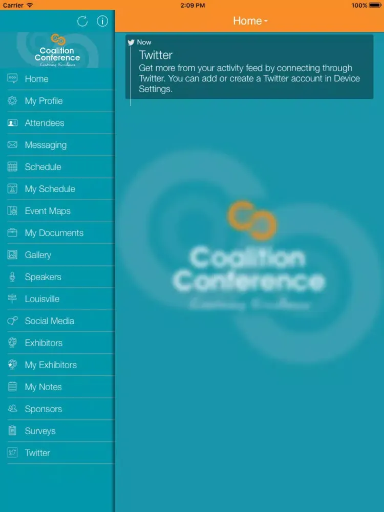 2016 Coalition Conference iPad  Ekran Görüntüleri