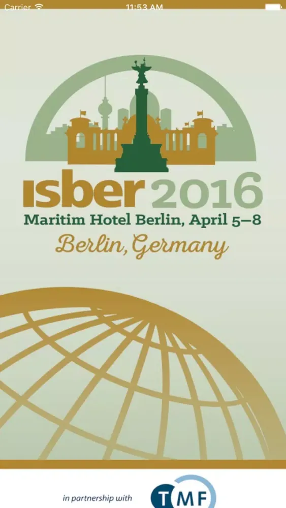Ảnh chụp màn hình của ISBER 2016 Annual Meeting