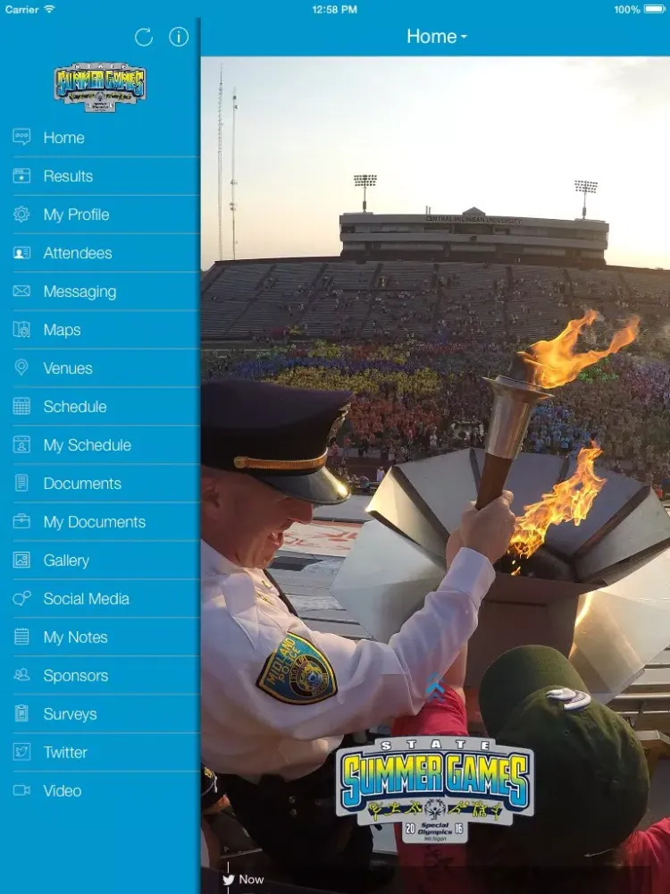 ภาพหน้าจอของ 2016 SOMI State Summer Games iPad 