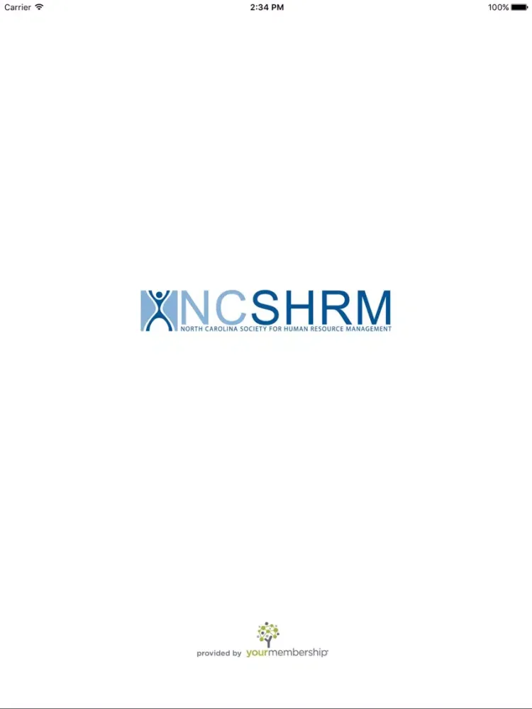 Tangkapan layar NCSHRM Events iPad 