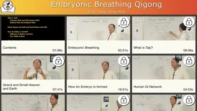 Capturas de tela do Embryonic Breathing Qigong
