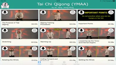 Zrzuty ekranu Tai Chi Qigong (YMAA)