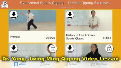 Ảnh chụp màn hình của Five Animals Qigong (YMAA)