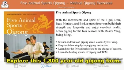 Ảnh chụp màn hình của Five Animals Qigong (YMAA)