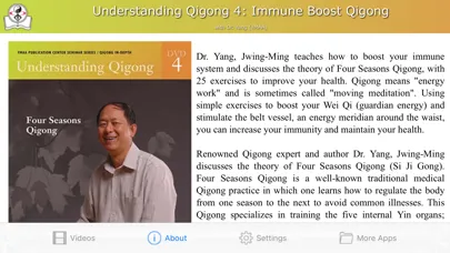 Capturas de tela do Four Seasons Qigong Video