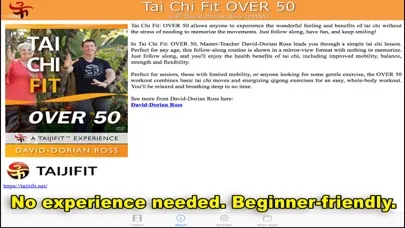 Capturas de pantalla de Tai Chi Fit OVER 50