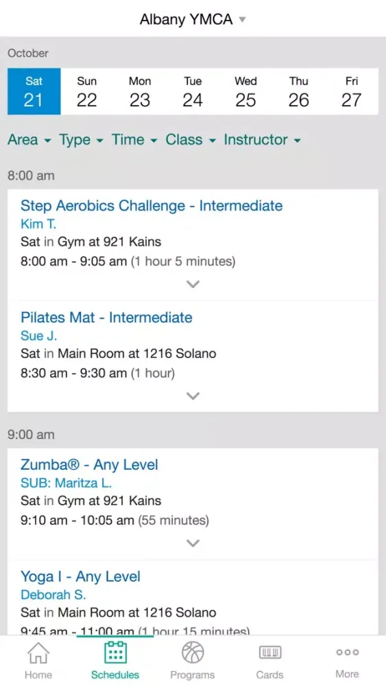 YMCA of the East Bay Screenshots