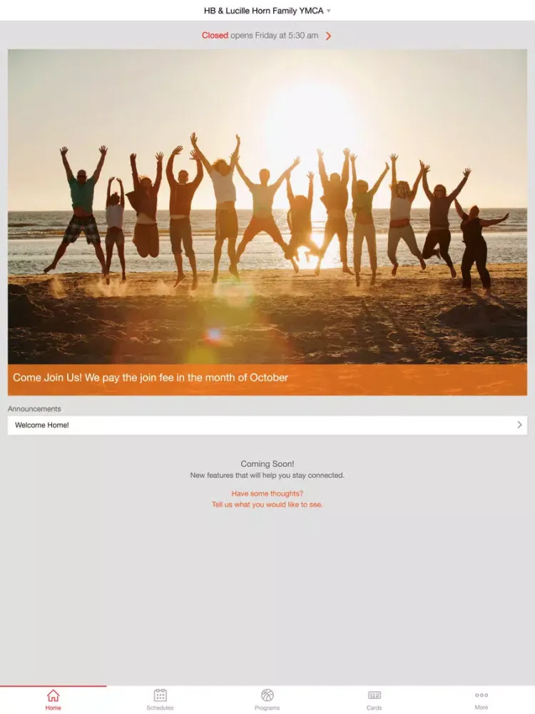 YMCA of Central New Mexico iPad  Screenshots