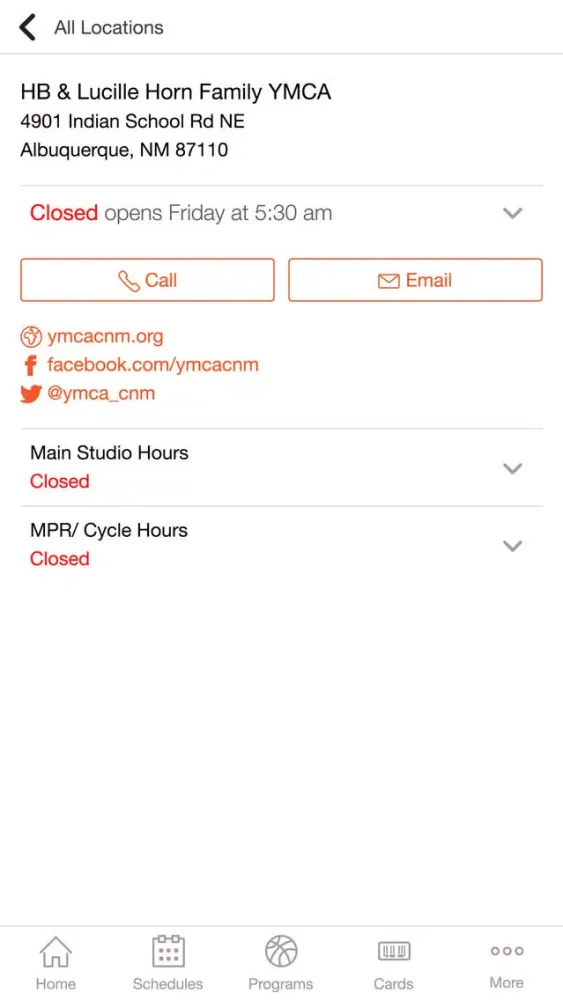 YMCA of Central New Mexico Screenshots