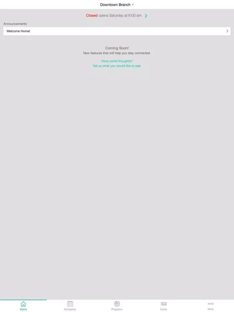 YMCA of Southwestern Indiana iPad  스크린샷