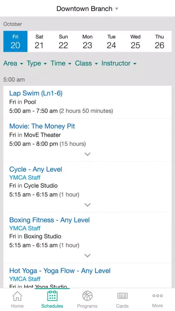 YMCA of Southwestern Indiana 스크린샷