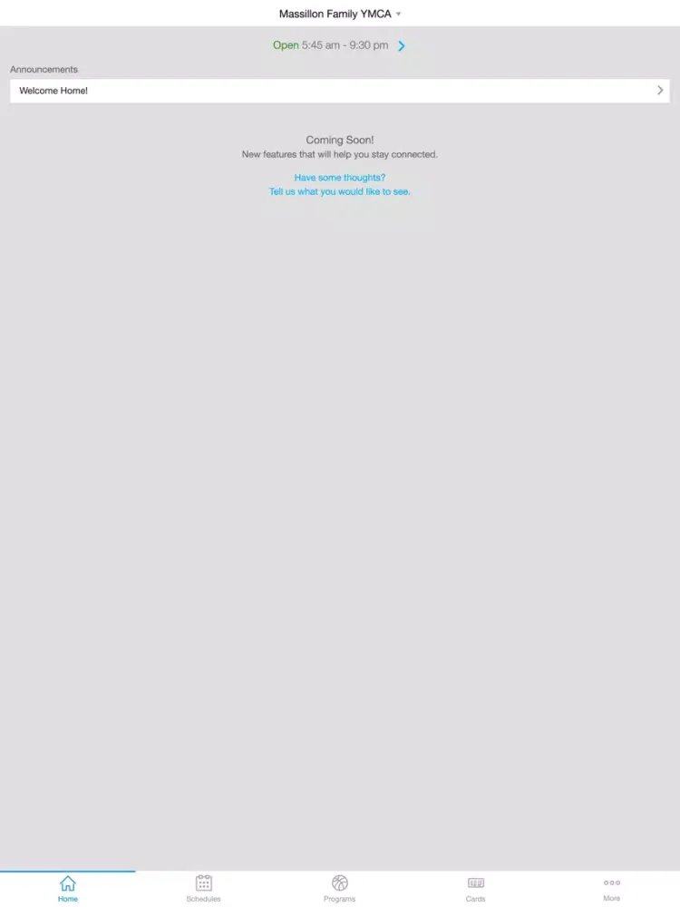 Ảnh chụp màn hình của YMCA of Western Stark County iPad 