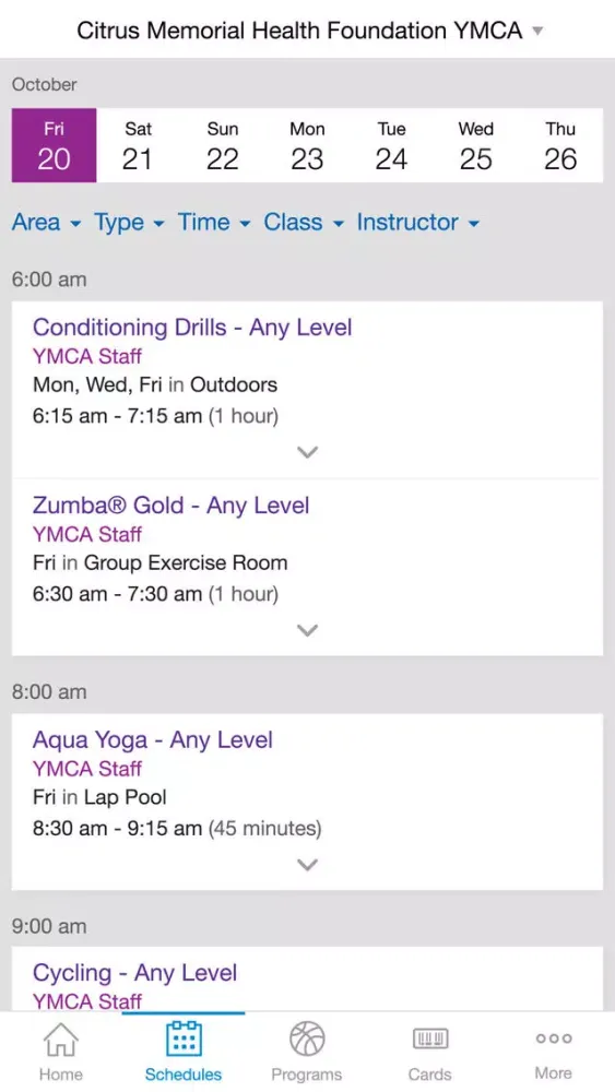 Capturas de pantalla de YMCA of the Suncoast