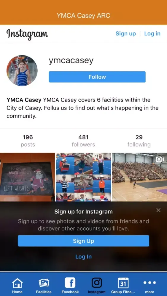 Screenshot di Casey ARC Member App
