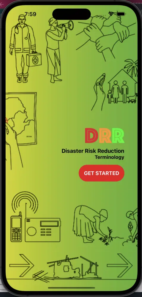 Ảnh chụp màn hình của DRR Terminology App SL Update