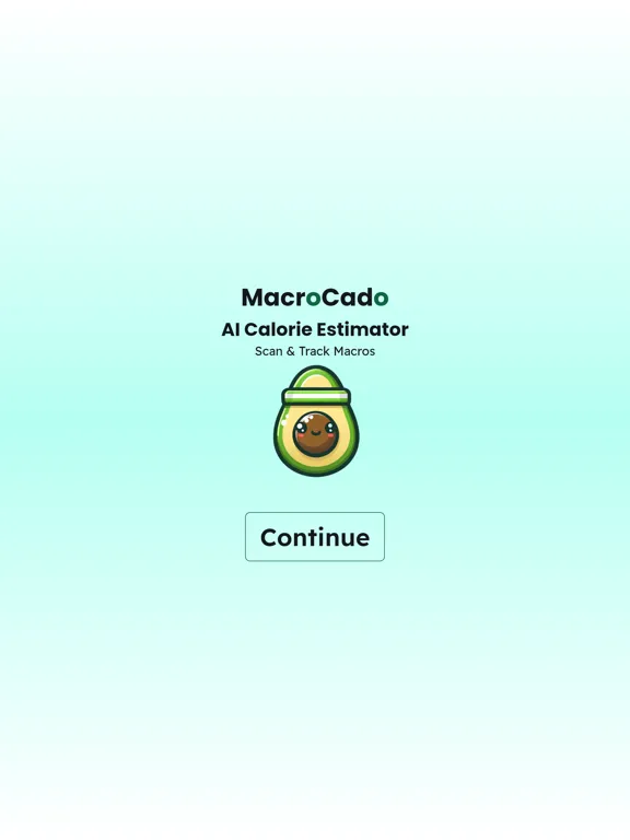Macro Cado: AI Calorie Scanner iPad  스크린샷