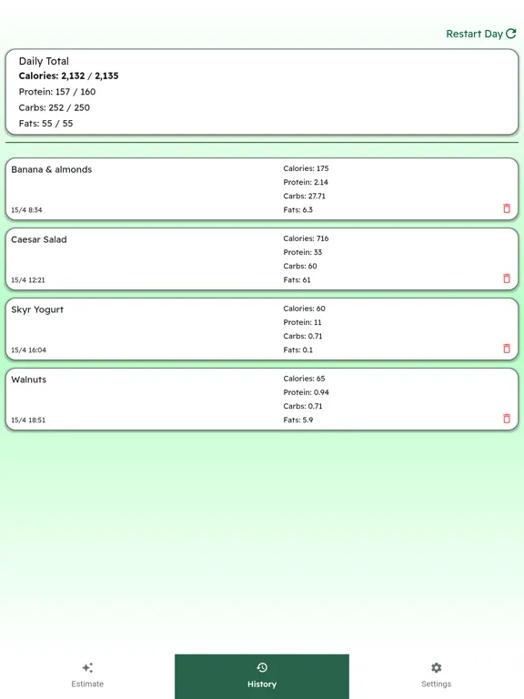 Macro Cado: AI Calorie Scanner iPad  스크린샷