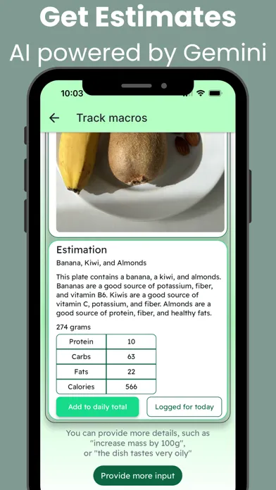 Macro Cado: AI Calorie Scanner 스크린샷