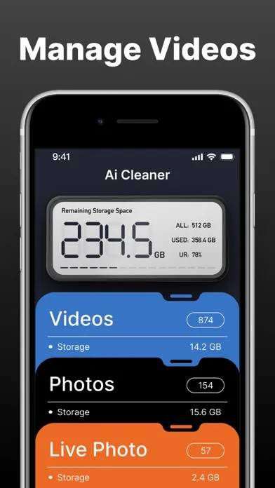 Zrzuty ekranu Vid Cleanser-clean photos&vid