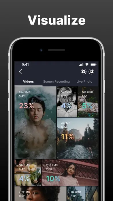 Zrzuty ekranu Vid Cleanser-clean photos&vid
