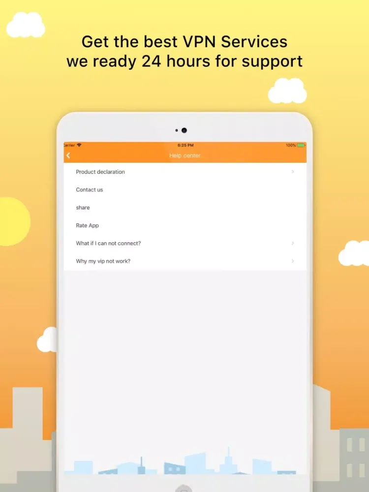 Starry VPN- hotspot for iphone iPad  スクリーンショット