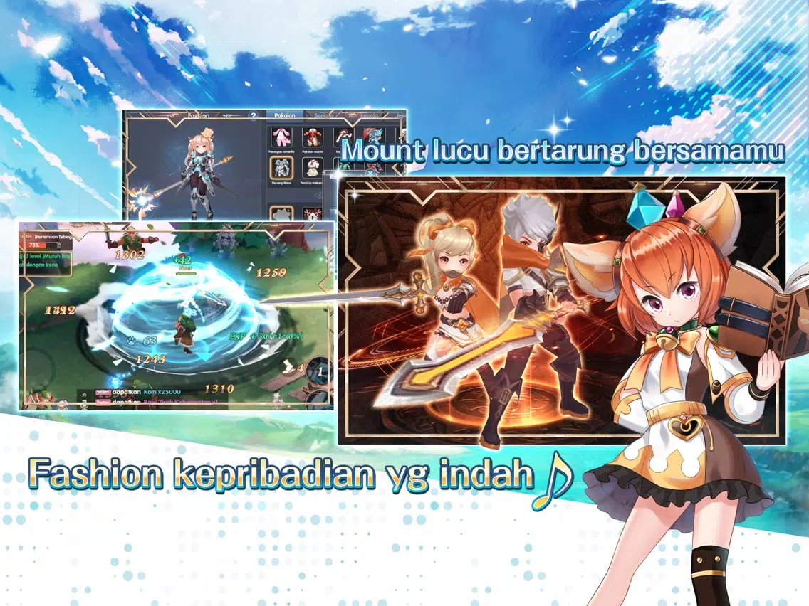 Tangkapan layar Shining Spirit iPad 