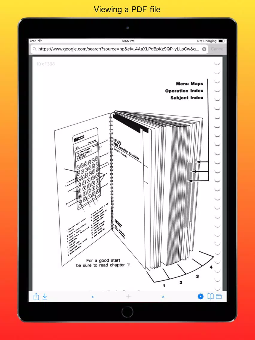 ภาพหน้าจอของ Web File Viewer iPad 
