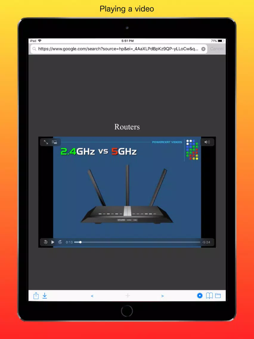 ภาพหน้าจอของ Web File Viewer iPad 