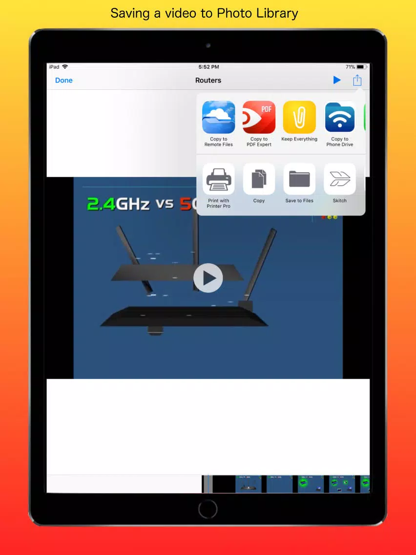 ภาพหน้าจอของ Web File Viewer iPad 