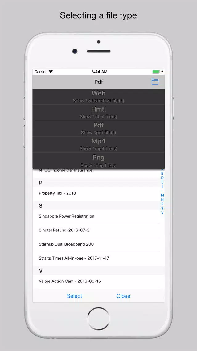 ภาพหน้าจอของ Web File Viewer