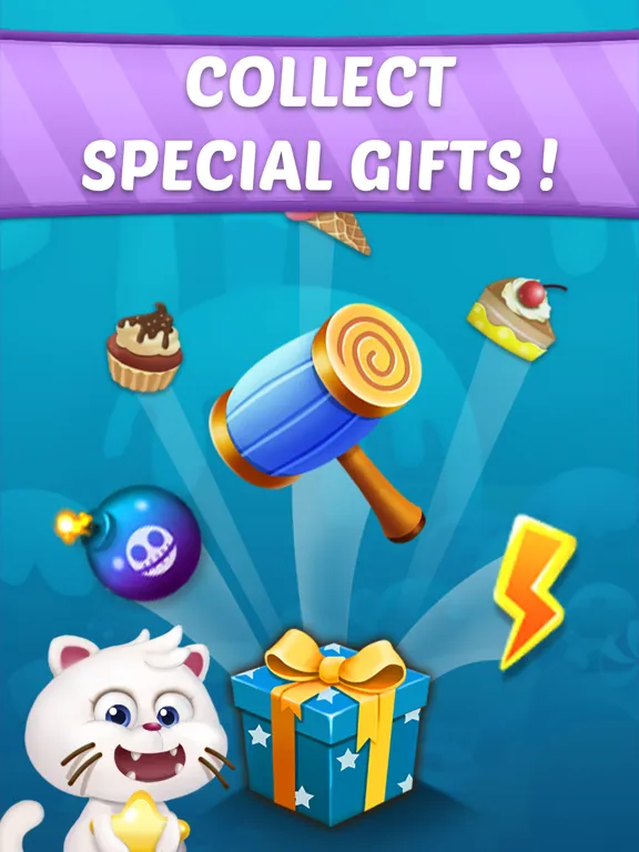 CandySweetStory:Match-3 Puzzle iPad  Screenshots