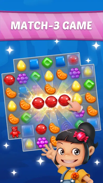 CandySweetStory:Match-3 Puzzle Screenshots